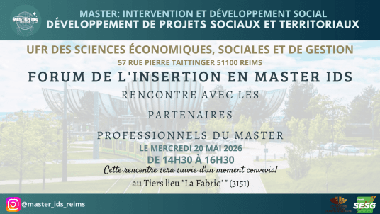 Forum de l'insertion professionnelle en Master IDS